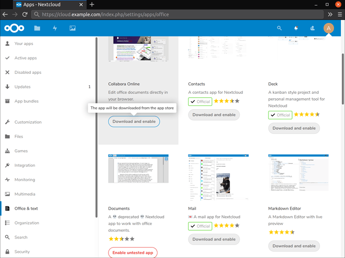 collabora online nextcloud